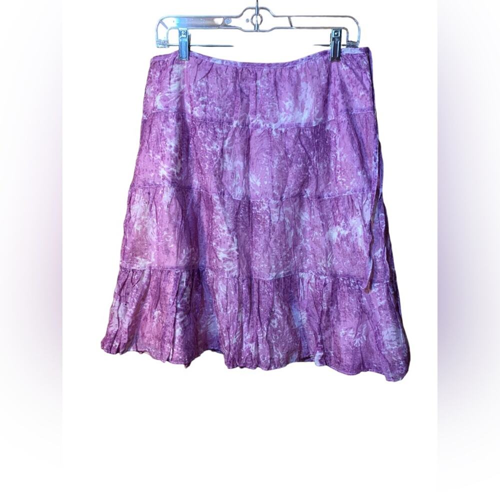 Talbots Watercolor Tiered Skirt sz 10 NWT